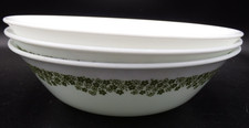 set of 3  Corelle Crazy Daisy 8 1/2" Serving Bowls - EXC!!