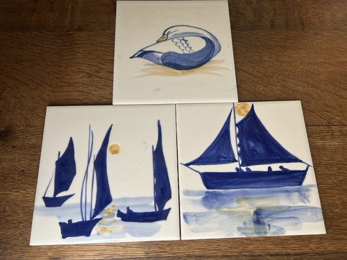 Hand painted tiles by the - x,