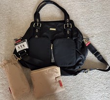 Storksak Alexa Stroller Changing Nappy Bag Black BRAND NEW with accessories