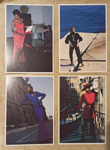 Postcard yves saint - saint, laurent