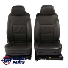 Leather Seats BMW E60 E61 LCI Black Front Driver Passenger Side Memory