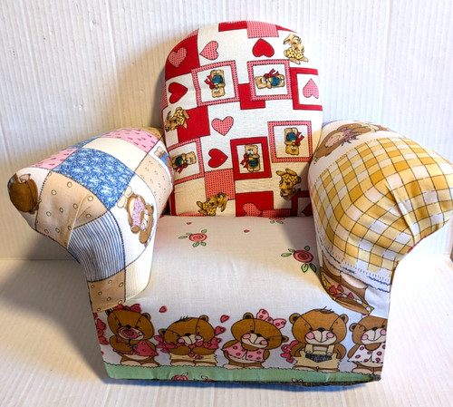 1998 upholstered doll armchair - upholstered,