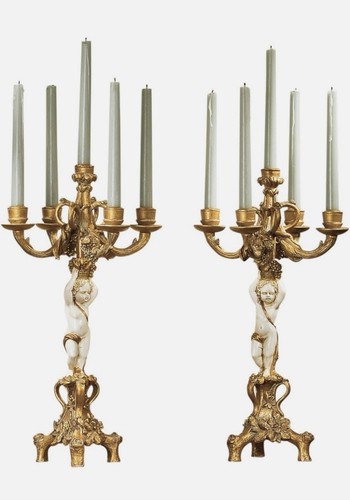 Charming gold ivory cherub - &,