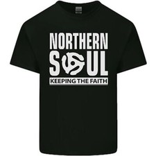 Northern Soul Vinyl 33rpm Record Insert Mens Cotton T-Shirt Tee Top