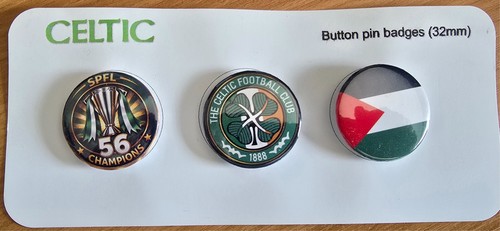 Celtic pin badges 56 - fc, spfl