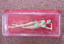 3A NEW Lara Croft 6" Figure 15cm green bikini Les Dossiers Officiels Eidos