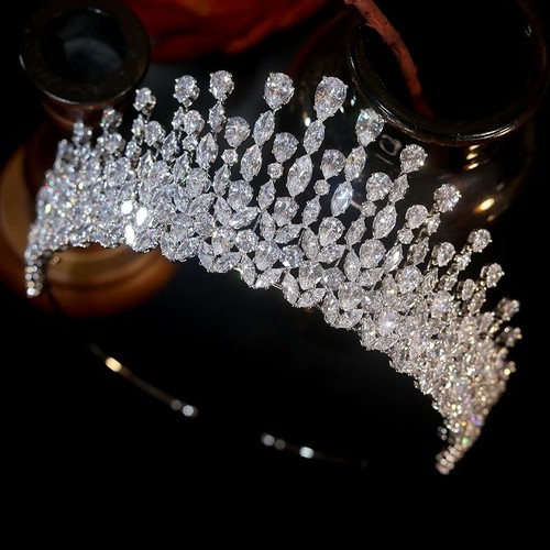 Swarovski crystal crown tiara - swarovski,