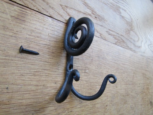 Rustic coat hook blacksmith