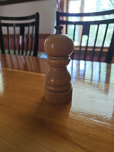 Vintage wooden peugeot pepper - wooden,