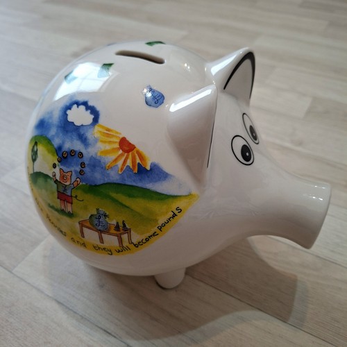 Large rayware piggy - rayware, bank