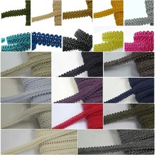 Gimp Braid Trim ideal for Upholstery Lampshades Cushions in 24 Colours 12mm Wide