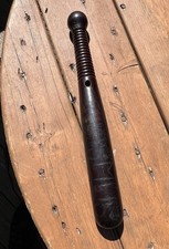 Erasmus Hall Brooklyn NY Antique Lignum Vitae Wood Bat 1800's Baton