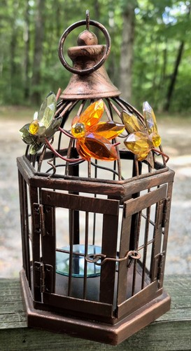 Metal bird cage - cage, holder