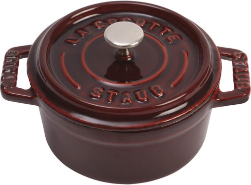 Staub cast iron mini - cast, round