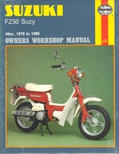 SUZUKI FZ50 SUZY,HAYNES OWNERS