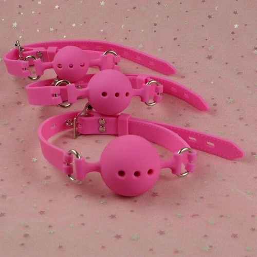 Silicone open mouth ball - s/m/l,