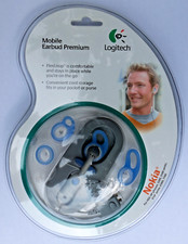 Retro Nokia HDC-9P Compatible Logitech Mobile Earbud Premium Handsfree Headset