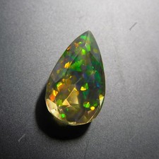 10.65 Carat Natural Fire OPAL Loose Gemstone Beautiful Pear Cut CERTIFIED