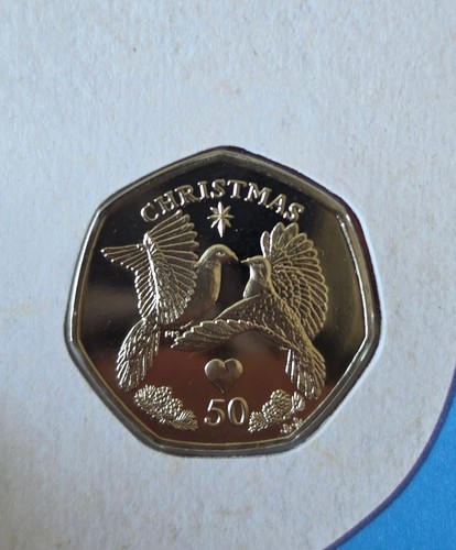 Isle man 50p - man, :