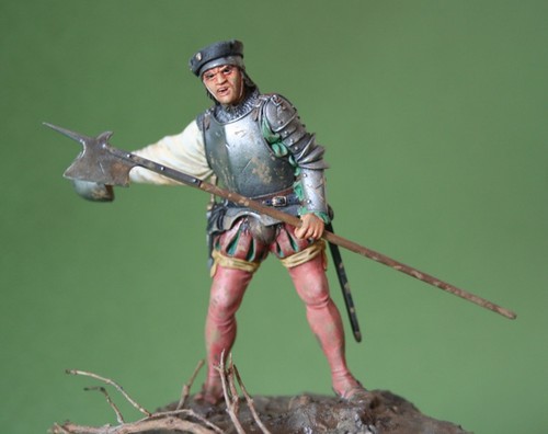 Painted figure english - painted,