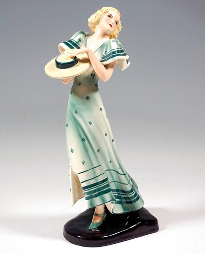 Goldscheider mädchen figure - goldscheider,