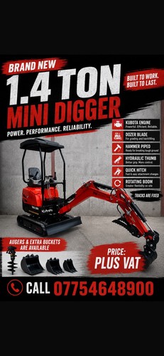 Micro digger ton hydraulic - digger,
