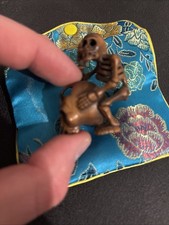 Hand Carved Wood Netsuke