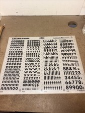 Vintage Mecanorma Letraset