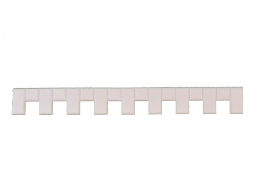 Dolls house white plastic - house,