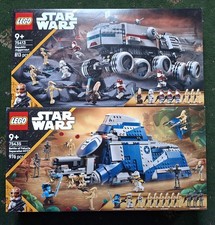 Lego Star Wars 75413 Republic Juggernaut &75435 Battle of Felucia Separatist MTT
