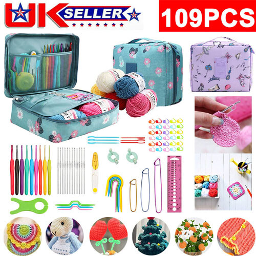 109pcs ergonomic crochet - crochet, hook