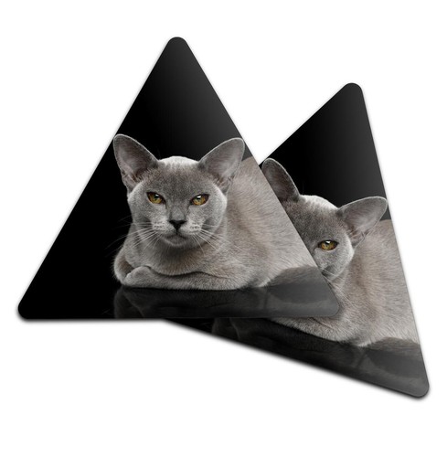 Triangle mdf coaster burmese - mdf,
