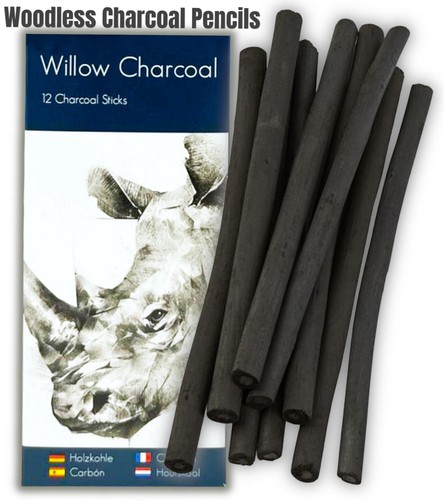Willow charcoal sticks - willow,