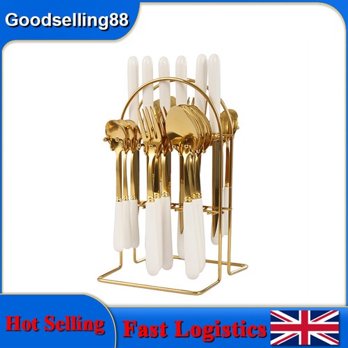 New piece modern gold white - 24-piece,