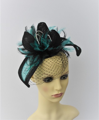 Black and emerald green - emerald,