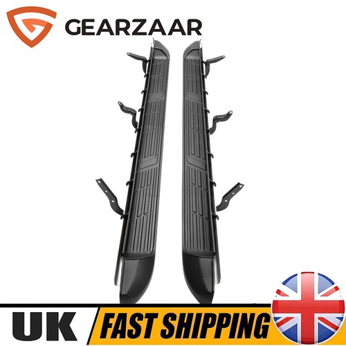 Nerf bars black aluminium - aluminium, for