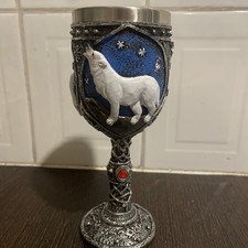 Howling Wolf Goblet Chalice