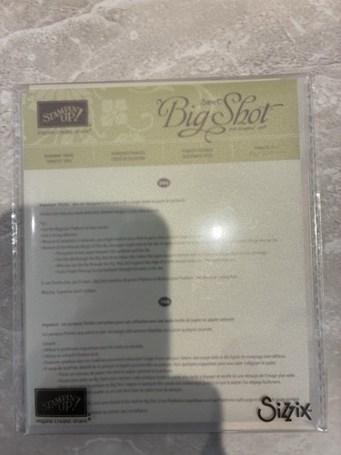 Stampin sizzix big shot - sizzix,