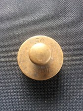 Old Brass Weight Postal Scale Apothecary Kitchen Chemist Scale 50gm Make Set Up