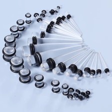 36Pcs/Lot Acrylic Ear Gauge