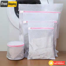Laundry Mesh Bags Zip Wash Net for Bra Socks Underwear Machine wash Bag 1/3/4pcs