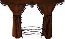 Truck curtains curtain brown