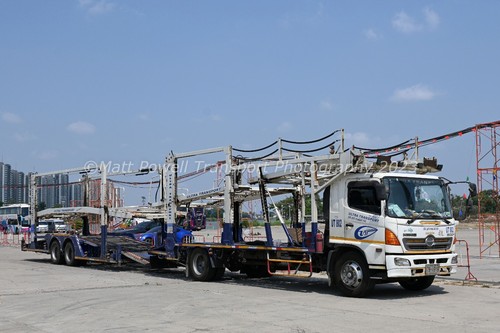 Truck photo 12x8 - -, hino