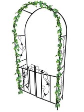Metal Garden Arch With Gate