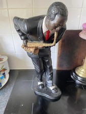 Lovely Saxophonist Large Jazz Figurine Resin