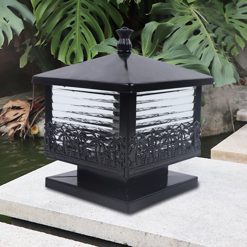Vintage black pillar light - vintage,