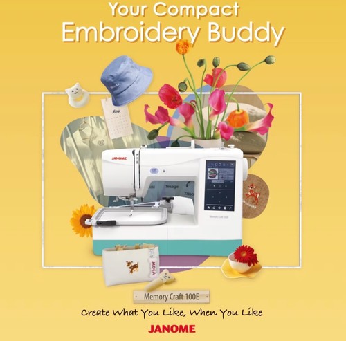 Janome memory craft 100e - janome,