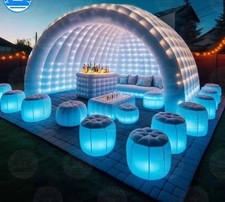Inflatable White Dome Tent  With Light- Outdoor Event &Exhibition Shelter