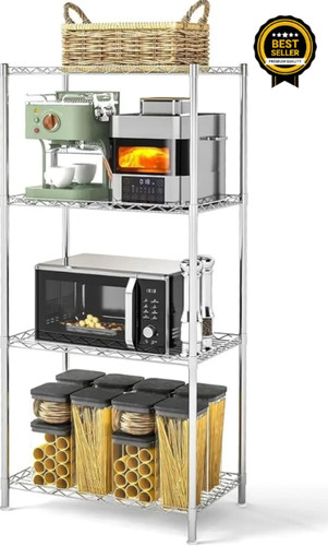 Tier silver metal storage - 4,