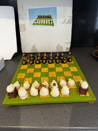Sheep chess set white - 31/32,